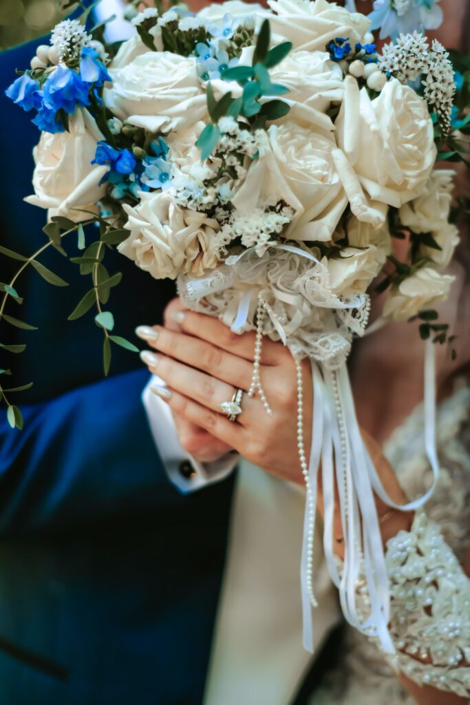 classic bridal bouquet by St. Louis Wedding Florist, SunCrest Blooms