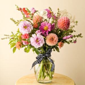 Vase arrangement of specialty cut flowers for delivery in St. Louis, MO